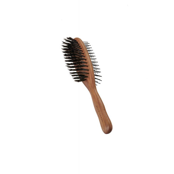 Brosse pour chien en bois de noyer