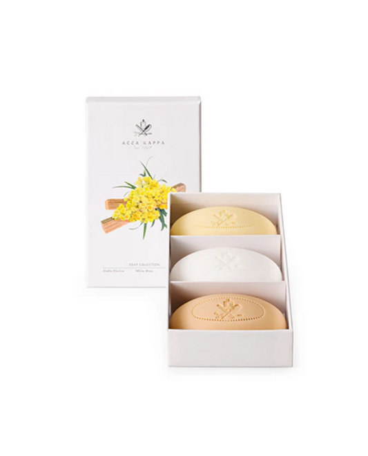 Coffret à Savon - White Moss, Giallo Elicriso et bois de santal