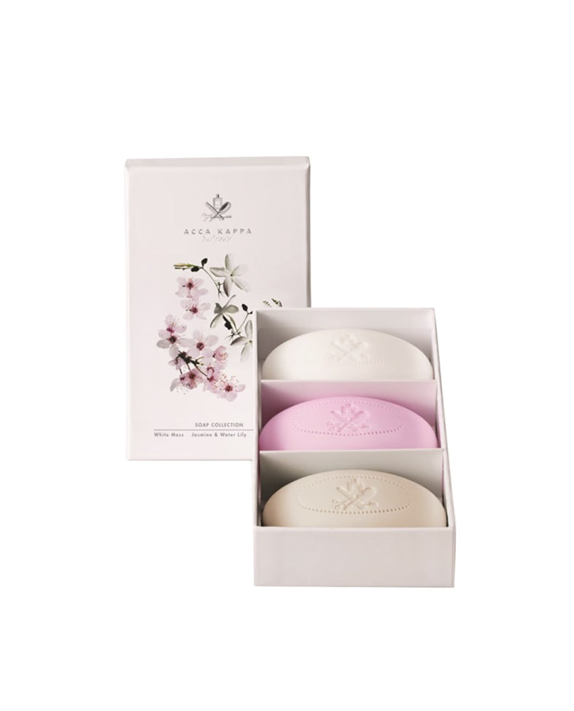 Soap Set - White Moss, Jasmine & Water Lily, Sakura Tokyo